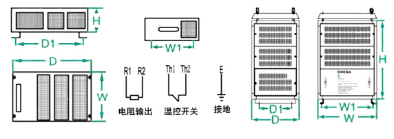 电阻箱尺寸